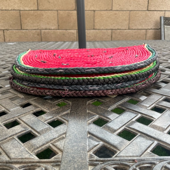 Watermelon Mats (Set of 4) - Picture 3 of 7